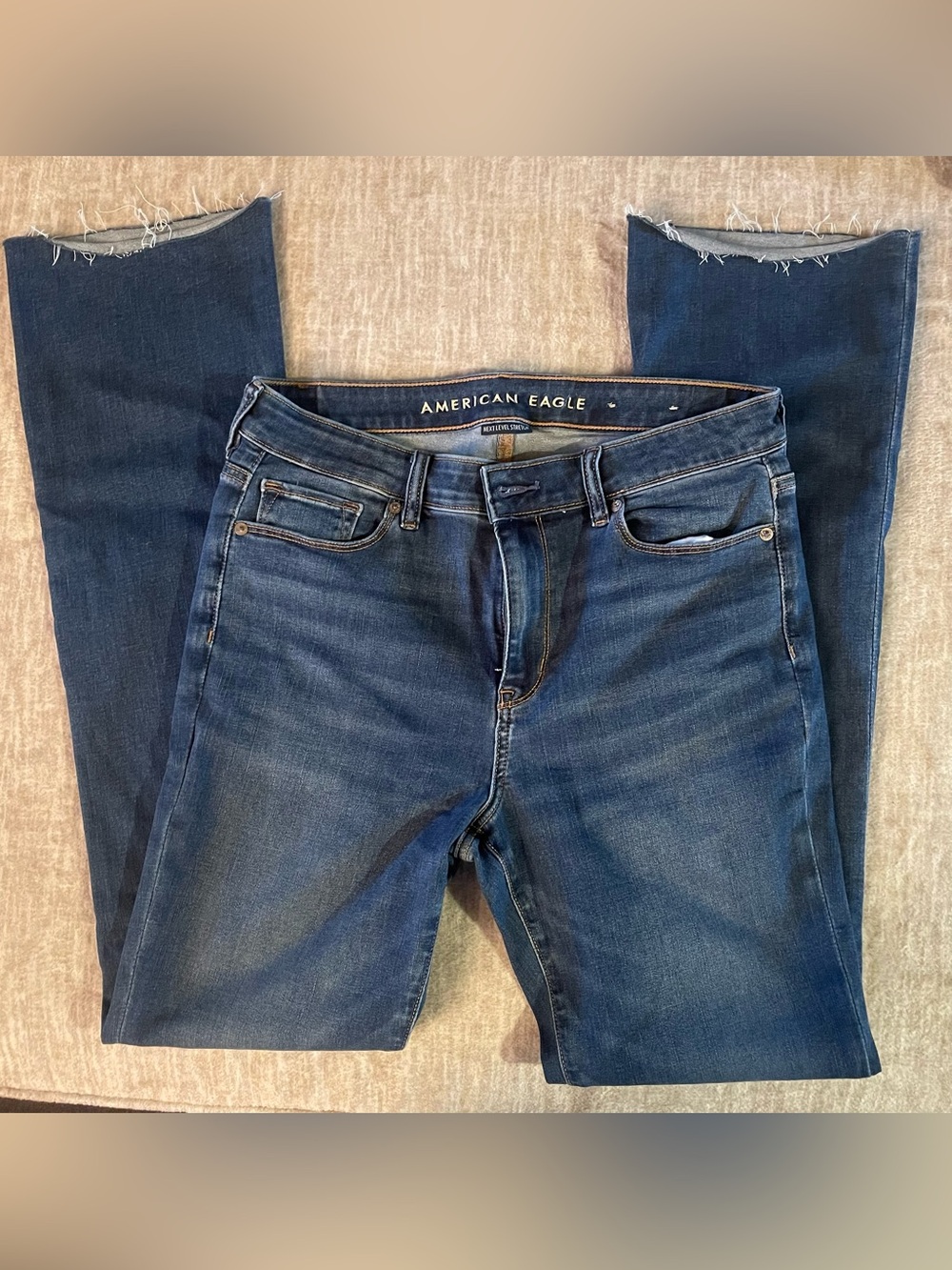 American Eagle High Rise Skinny Kick Jeans